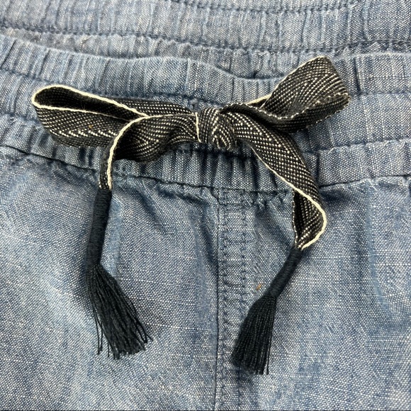 Point Sur J. Crew Drawstring Denim Shorts 100% Cotton size XL - Picture 9 of 12